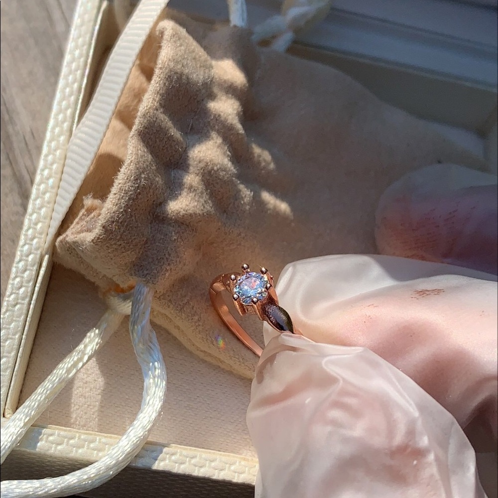 Ashely Avenue 18K Rose Gold Woven Ring